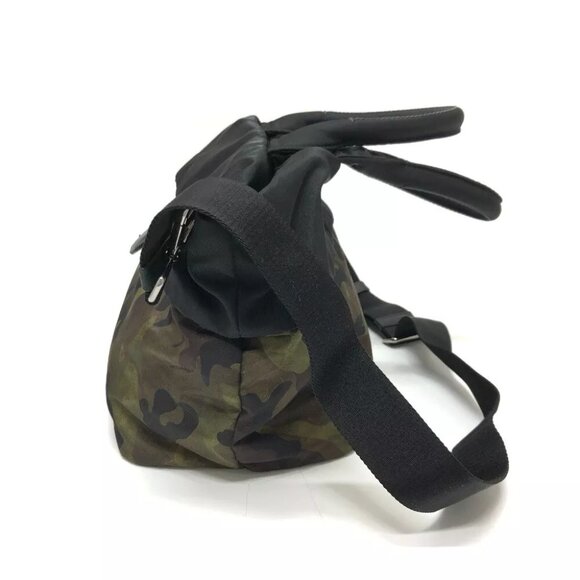 PRADA B1959 Camouflage 2WAY Shoulder Crossbody Bag Hand Bag khaki/SilverHardware - Picture 2 of 15